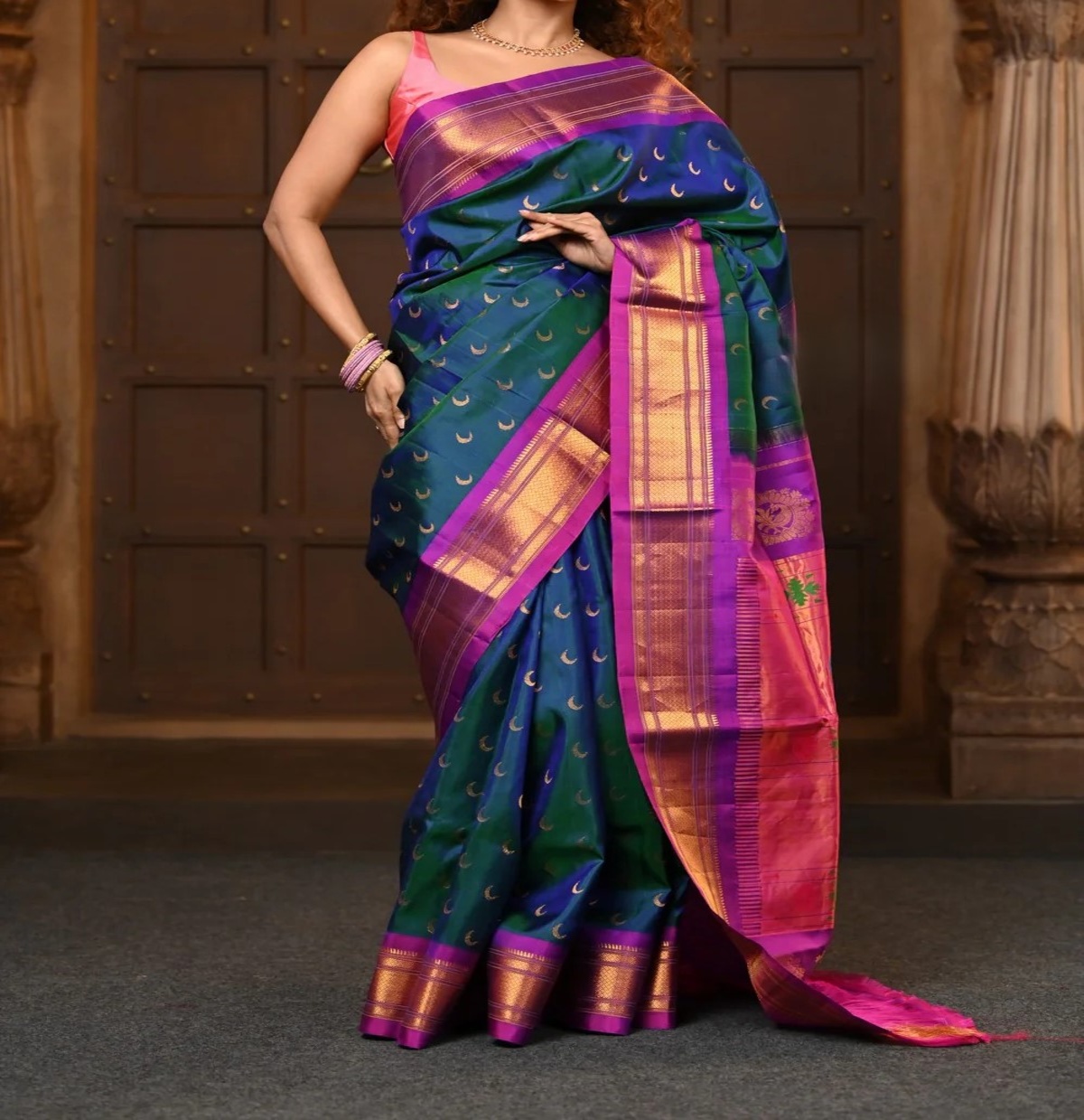 Pure Silk Maharani Paithani Saree